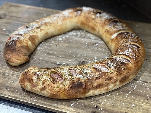 Jumbo Horseshoe Pepperoni Stromboli